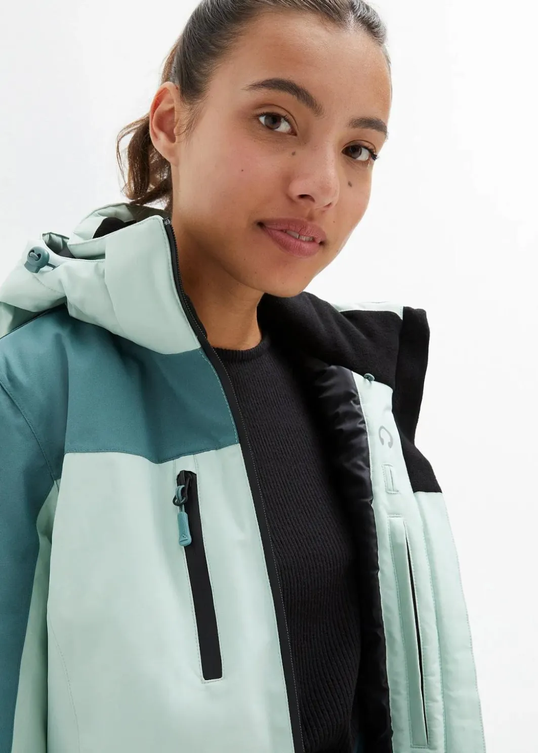Damen bonprix Nachhaltigere Materialien|Jacken & Mäntel|wasserdichte Ski Funktions-Jacke mit Belüftungsschlitzen