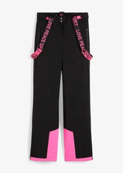 Damen bonprix Outdoorbekleidung|Thermobekleidung|wasserdichte Ski Funktions-Thermohose mit abnehmbaren Trägern