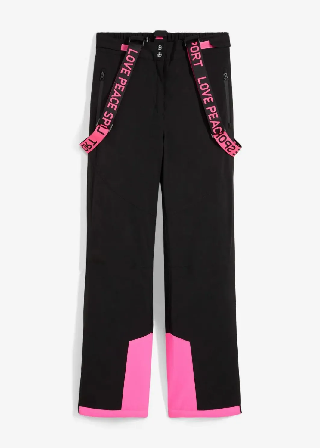 Damen bonprix Outdoorbekleidung|Thermobekleidung|wasserdichte Ski Funktions-Thermohose mit abnehmbaren Trägern