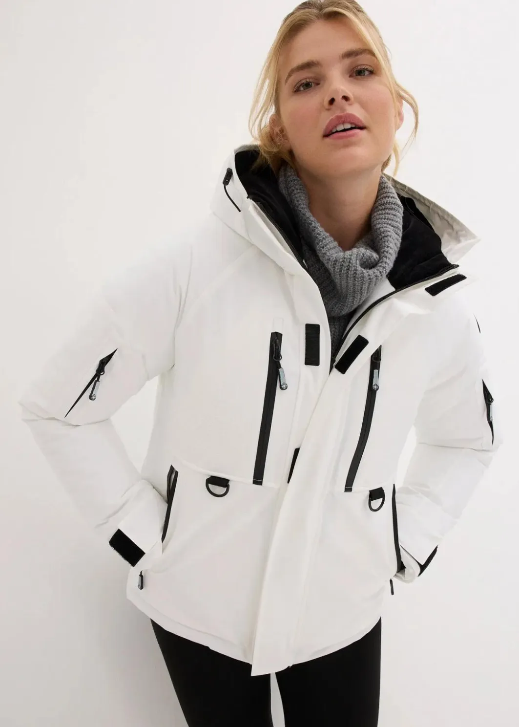 wasserdichte Ski-Jacke mit Schneefang Damen Nachhaltigere Materialien|Jacken & Mäntel
