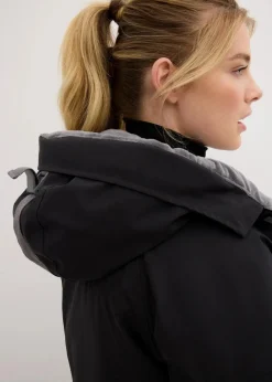 Damen bonprix Bekleidung·Jumpsuits|Bekleidung·Sweat|wasserdichte Ski-Jacke mit Schneefang