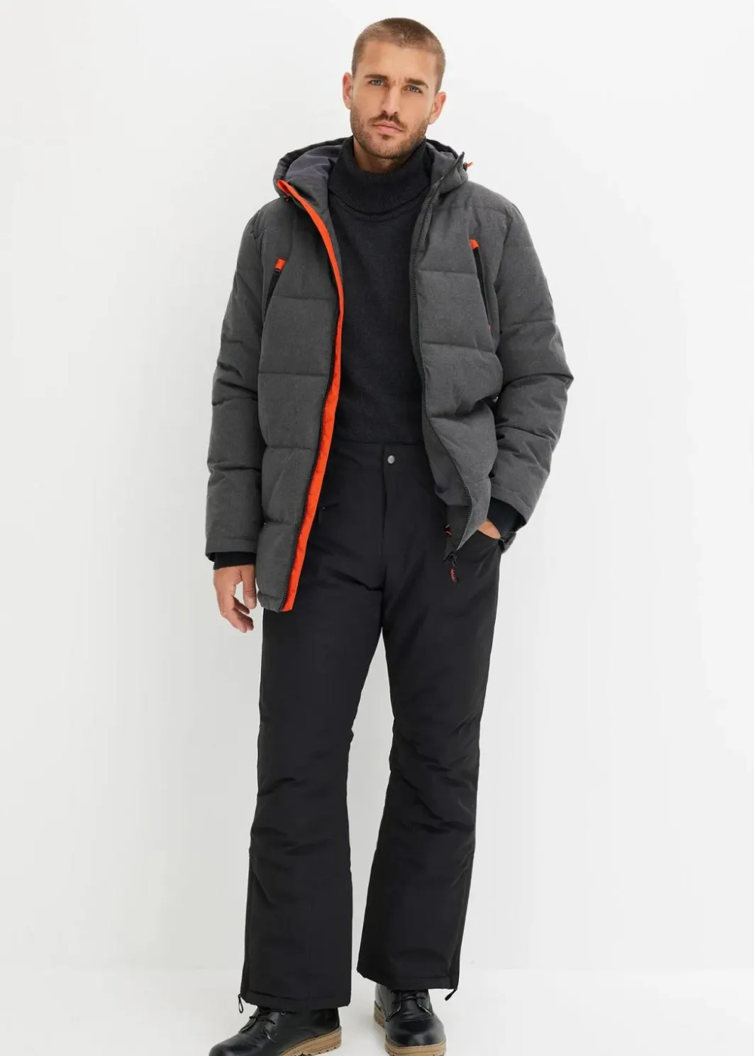Discount wasserdichte Thermo-Funktionshose mit Hosenträgern Herren Große Größen|Outdoorbekleidung