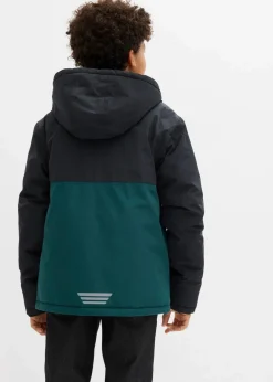 Kinder bonprix Jungen 2-8 Jahre·Nachhaltigere Materialien|Jungen 9-16 Jahre·Jacken & Outdoor|wasserdichte Winterjacke im Colourblocking mit Kapuze