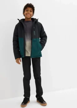Kinder bonprix Jungen 2-8 Jahre·Nachhaltigere Materialien|Jungen 9-16 Jahre·Jacken & Outdoor|wasserdichte Winterjacke im Colourblocking mit Kapuze