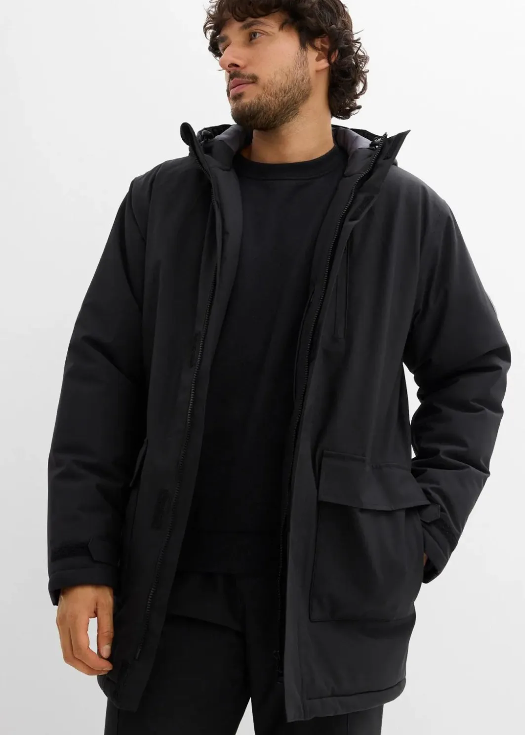 Herren bonprix Große Größen|Outdoorbekleidung|wasserdichter Funktionsparka mit Steppfutter