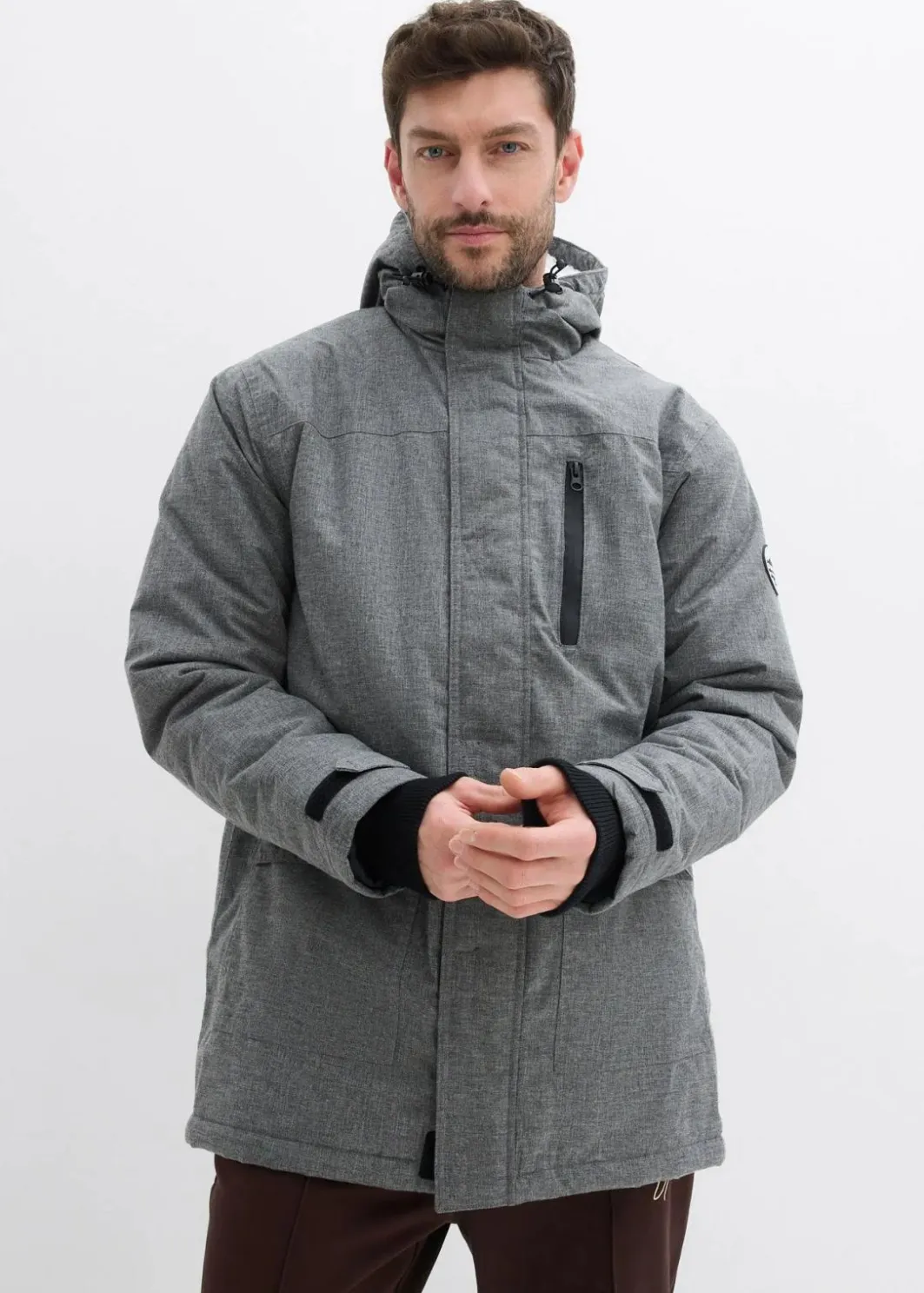 Herren bonprix Große Größen|Outdoorbekleidung|wasserdichter Funktions-Parka mit Kuschel-Fleece-Futter