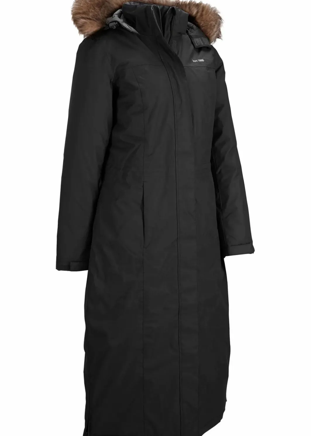 Damen bonprix Bekleidung·Hosen|Jacken & Mäntel|wasserdichter Outdoor-Mantel mit Fellimitat
