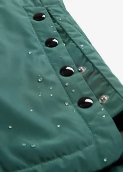 Damen bonprix Nachhaltigere Materialien|Jacken & Mäntel|wasserdichter, wattierter Regenmantel in Midi-Länge