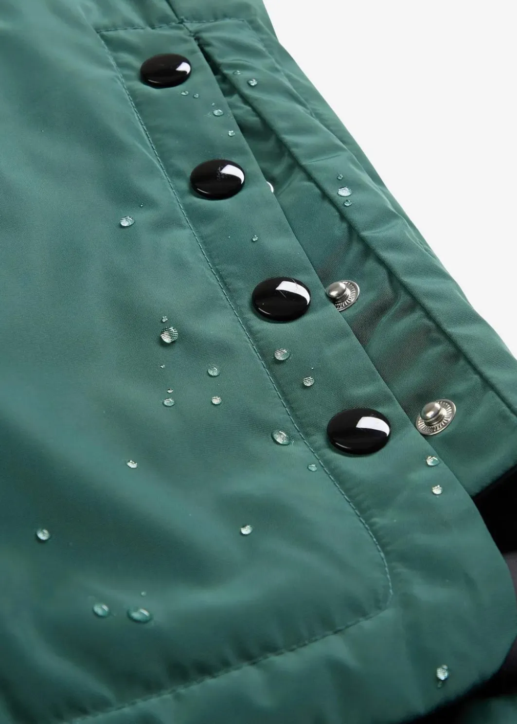 Damen bonprix Nachhaltigere Materialien|Jacken & Mäntel|wasserdichter, wattierter Regenmantel in Midi-Länge