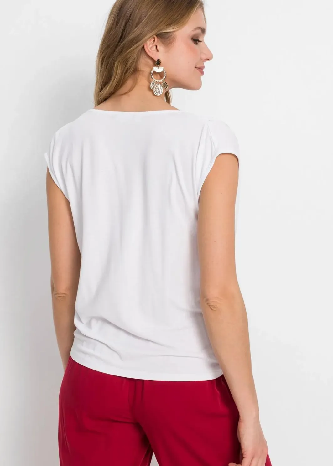 Sale Wasserfall-Shirt aus Viskose-Mix Damen Nachhaltigere Materialien|Shirts & Tops