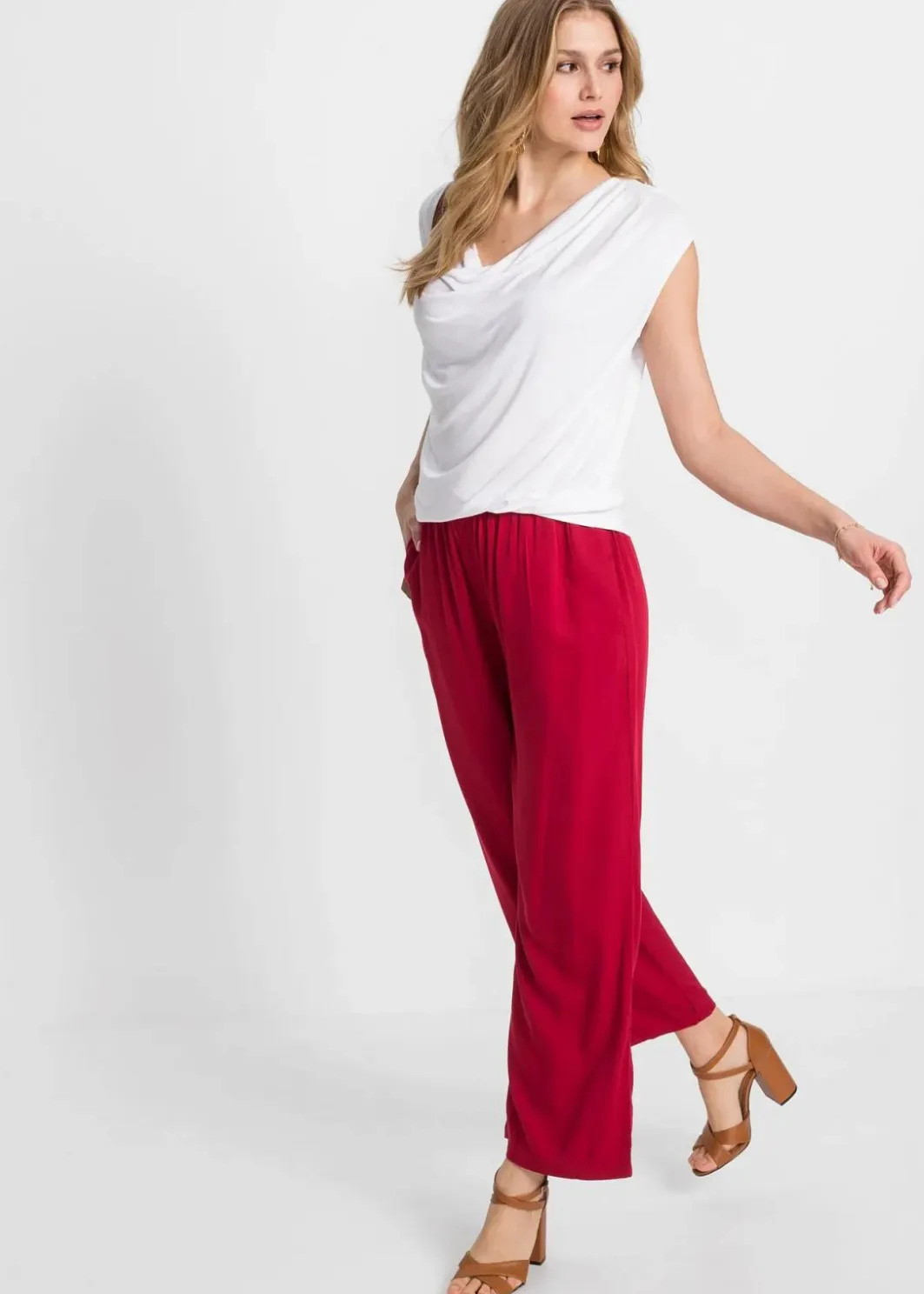 Sale Wasserfall-Shirt aus Viskose-Mix Damen Nachhaltigere Materialien|Shirts & Tops