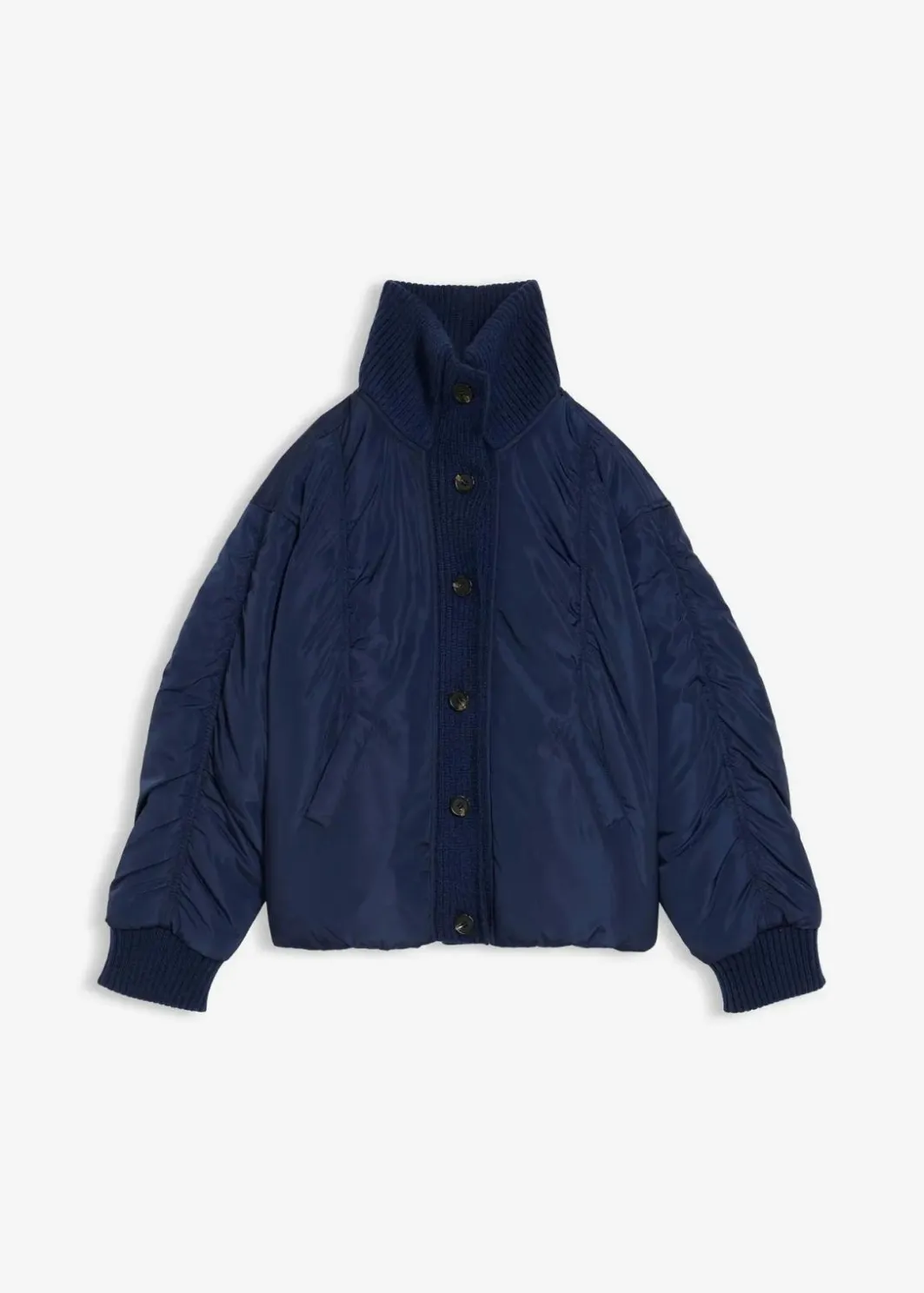 Discount Wattierte Jacke mit Strickbündchen Damen Nachhaltigere Materialien|Jacken & Mäntel