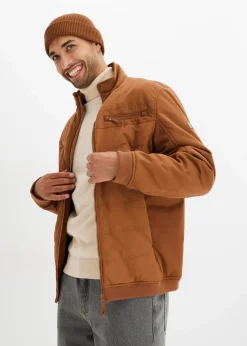 Outlet wattierte Softshelljacke in Blousonform Herren Jacken & Mäntel|Outdoorbekleidung