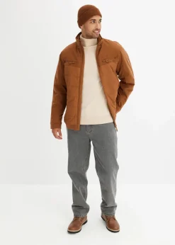 Outlet wattierte Softshelljacke in Blousonform Herren Jacken & Mäntel|Outdoorbekleidung