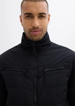 Herren bonprix Jacken & Mäntel|Outdoorbekleidung|wattierte Softshelljacke in Blousonform