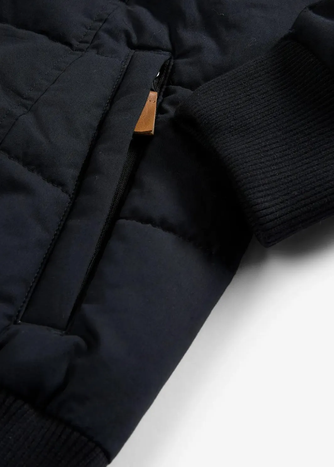 Hot wattierte Steppjacke in Blousonform Herren Jacken & Mäntel|Große Größen