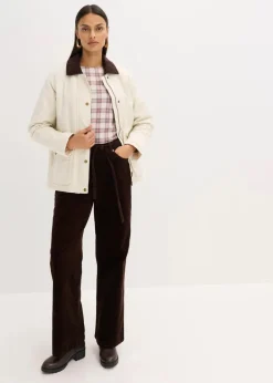 Damen bonprix Bekleidung·Hosen|Jacken & Mäntel|Wattierte Twill-Jacke