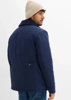 Herren bonprix Große Größen|Jacken & Mäntel|Wattierte Winterjacke mit Cordkragen