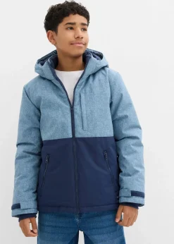 Kinder bonprix Jungen 9-16 Jahre·Jacken & Outdoor|wattierte Winterjacke im Colourblocking mit Kapuze