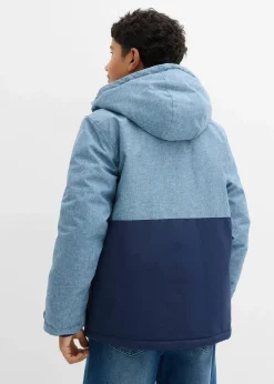 Kinder bonprix Jungen 9-16 Jahre·Jacken & Outdoor|wattierte Winterjacke im Colourblocking mit Kapuze