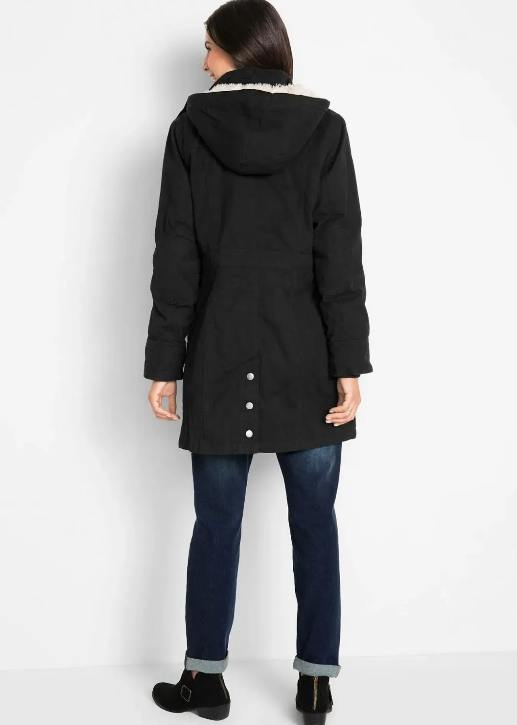 Hot Wattierter Baumwoll-Parka Damen Bekleidung·Hosen|Jacken & Mäntel