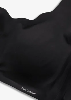 Damen bonprix Seamless|Bhs|​​​​Wattierter Feel Comfort Lasercut T-Shirt BH ohne Bügel