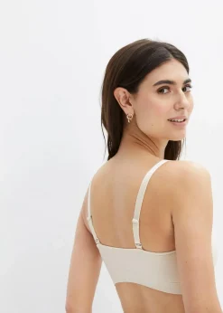 Damen bonprix Seamless|Bhs|Wattierter Feel Comfort Seamless Bandeau-BH mit abnehmbaren Trägern
