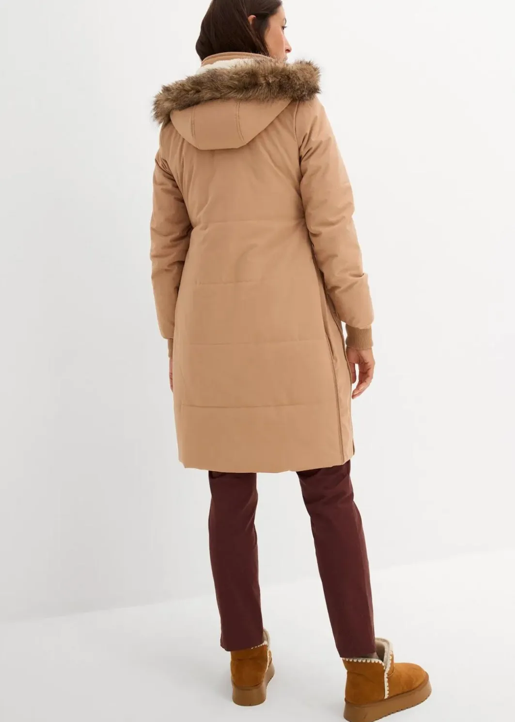 Damen bonprix Nachhaltigere Materialien|Umstandsmode|Wattierter 3-in-1 Umstands- und Tragemantel