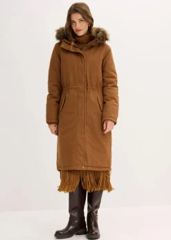 Damen bonprix Bekleidung·Hosen|Jacken & Mäntel|Wattierter Long-Parka
