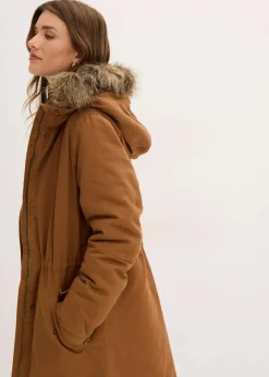Damen bonprix Bekleidung·Hosen|Jacken & Mäntel|Wattierter Long-Parka
