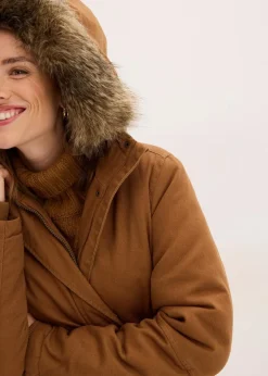 Damen bonprix Bekleidung·Hosen|Jacken & Mäntel|Wattierter Long-Parka