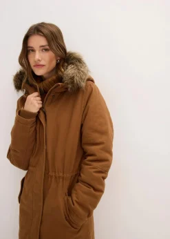 Damen bonprix Bekleidung·Hosen|Jacken & Mäntel|Wattierter Long-Parka