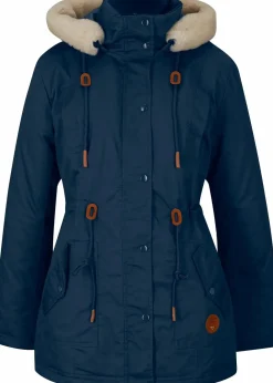 Wattierter Parka mit Fellimitat-Besatz Damen Jacken & Mäntel|Bekleidung·Hosen