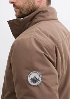 Discount wattierter Parka mit Fleecefutter und abnehmbarer Kapuze Herren Große Größen|Jacken & Mäntel