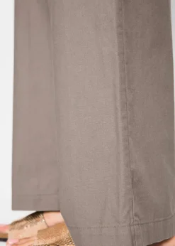 Damen bonprix Hosen|Bekleidung·Kleider|Webhose aus Leinen-Baumwoll-Mix