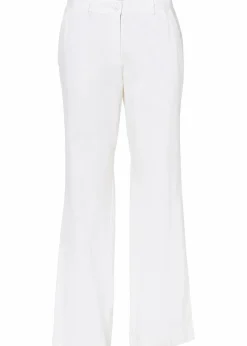 Damen bonprix Hosen|Bekleidung·Kleider|Webhose aus Leinen-Baumwoll-Mix