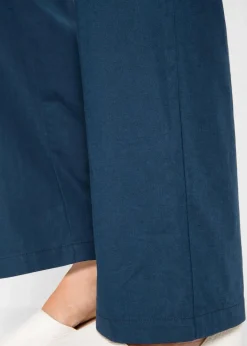 Discount Webhose aus Leinen-Baumwoll-Mix Damen Hosen|Bekleidung·Kleider