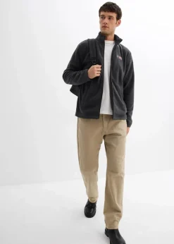 Discount weiche Fleecejacke mit Eingriffstaschen Herren Große Größen|Jacken & Mäntel