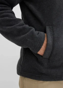 Discount weiche Fleecejacke mit Eingriffstaschen Herren Große Größen|Jacken & Mäntel