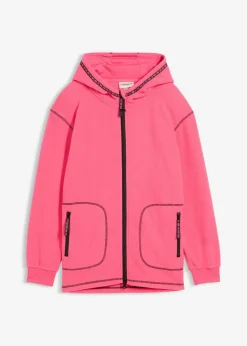 Kinder bonprix Mädchen 9-16 Jahre·Sweat & Strick|Mädchen 9-16 Jahre·Jacken & Outdoor|weiche Fleecejacke mit praktischen Reißverschlusstaschen