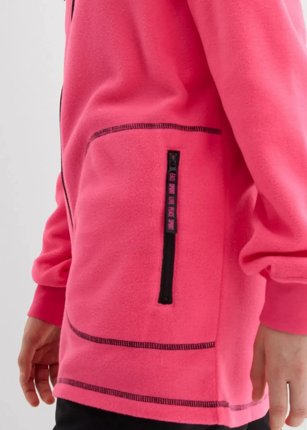 Kinder bonprix Mädchen 9-16 Jahre·Sweat & Strick|Mädchen 9-16 Jahre·Jacken & Outdoor|weiche Fleecejacke mit praktischen Reißverschlusstaschen