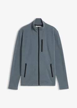 weiche Fleecejacke mit praktischen Reißverschlusstaschen Herren Sweat|Jacken & Mäntel