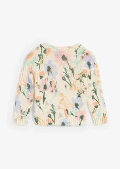 Sale Weicher Baby-Pullover mit Blumenmotiv Kinder Shirts & Pullover
