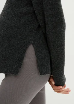 Damen bonprix Bekleidung·Blazer|Nachhaltigere Materialien|Weicher Umstands-und Stillpullover mit Schlitz