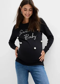 Damen bonprix Bekleidung·Blazer|Umstandsmode|weihnachtlicher Umstandspullover aus Bio-Baumwolle