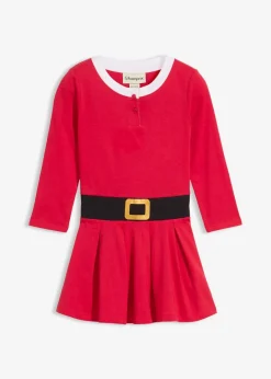 Kinder bonprix Mädchen 2-8 Jahre·Nachhaltigere Materialien|Mädchen 9-16 Jahre·Nachhaltigere Materialien|Weihnachtliches Jerseykleid aus reiner Baumwolle