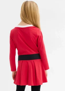 Kinder bonprix Mädchen 2-8 Jahre·Nachhaltigere Materialien|Mädchen 9-16 Jahre·Nachhaltigere Materialien|Weihnachtliches Jerseykleid aus reiner Baumwolle