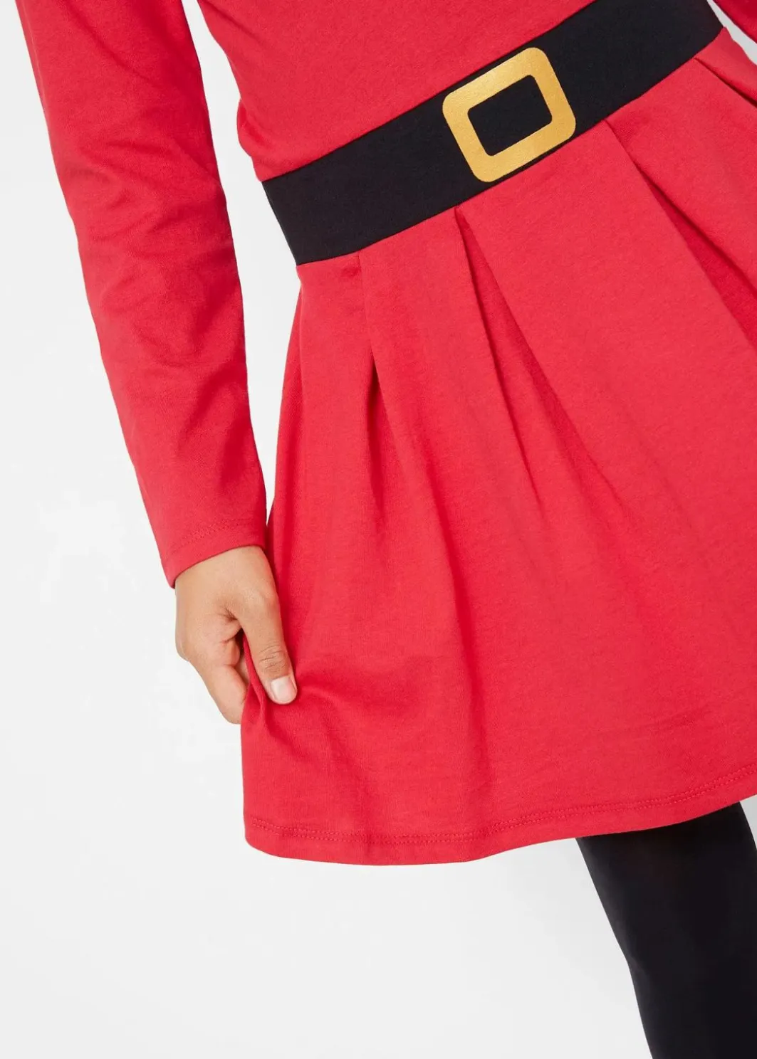 Kinder bonprix Mädchen 2-8 Jahre·Nachhaltigere Materialien|Mädchen 9-16 Jahre·Nachhaltigere Materialien|Weihnachtliches Jerseykleid aus reiner Baumwolle