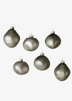 Sale Weihnachtskugeln in organischen Formen (6er Pack) Wohnaccessoires|Weihnachtsdeko & -Textilien·Dekoration
