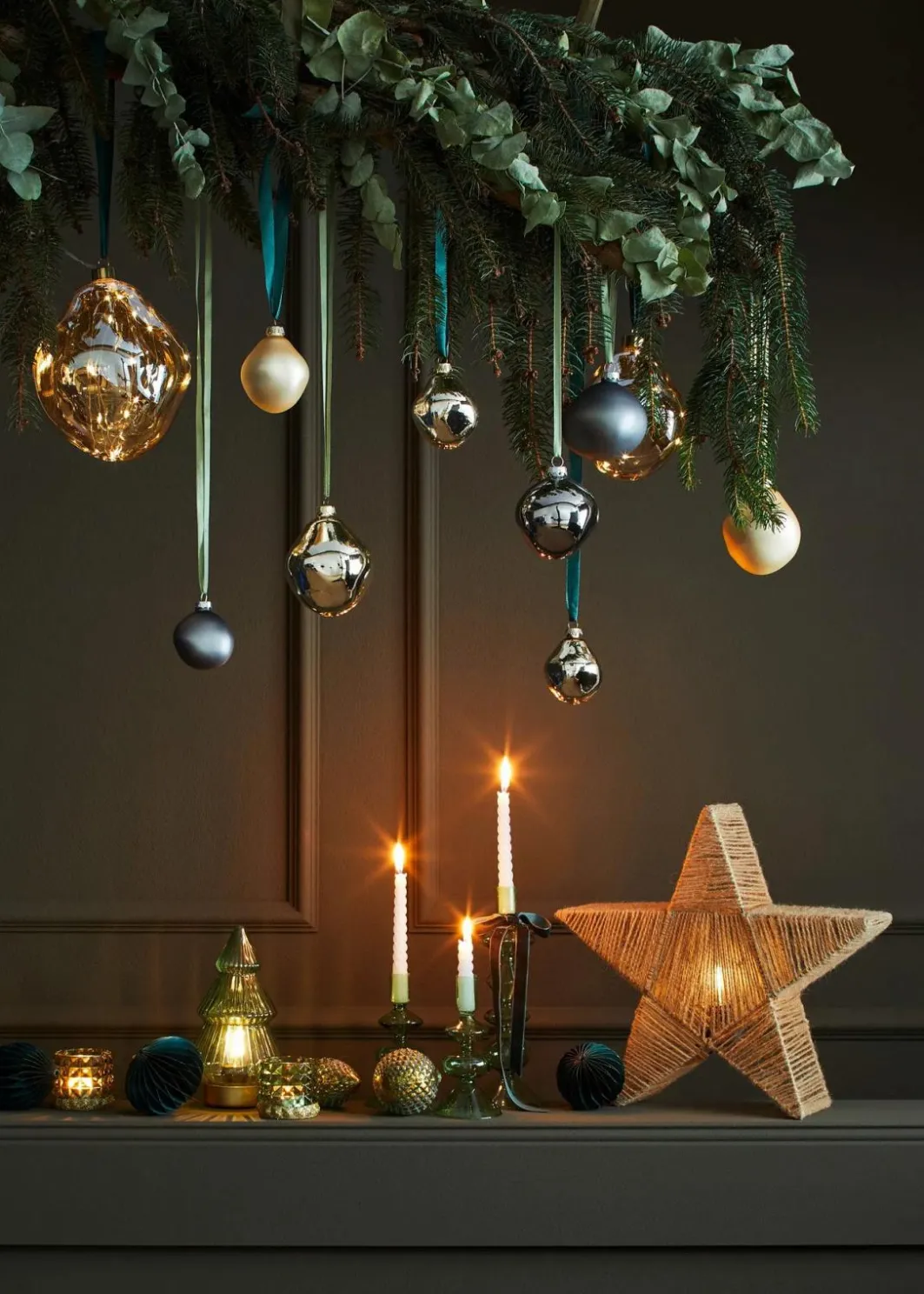 Clearance Weihnachtskugeln in organischen Formen (3er Pack) Weihnachtsdeko & -Textilien·Dekoration|Weihnachtsdeko & -Textilien·Weihnachtskugeln